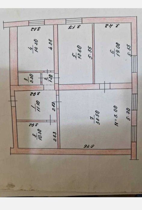 Продается 3х-комнатная сталинка с автономкой, ул.Вокзальная (Червоная)