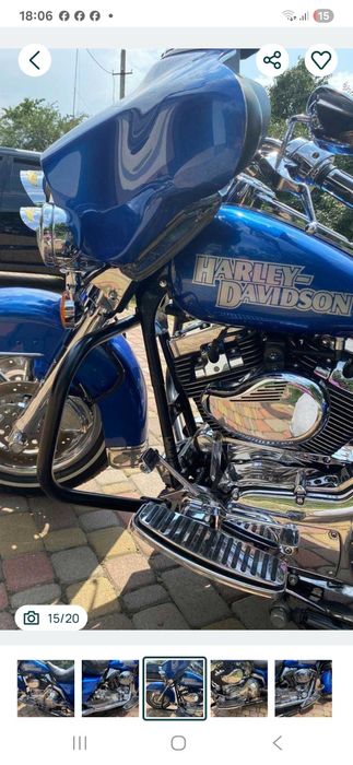 Harley-Devidson Electra Glide  1450 куб. - одиночка - трайк