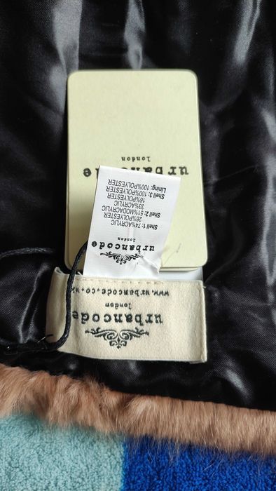 Długi, elegancki, futrzany szal, Urbancode London