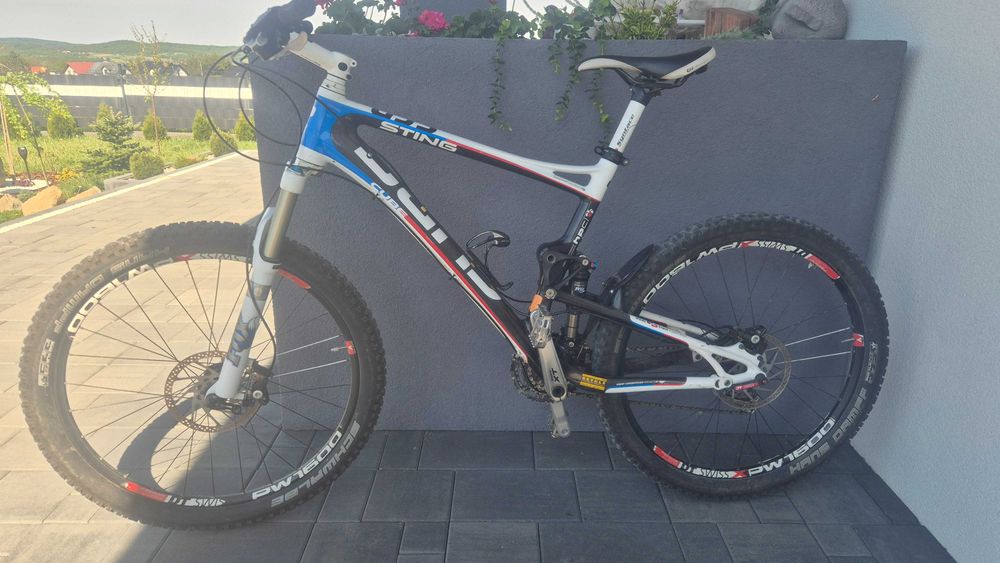 Rower Enduro Downhill Fully Cube Sting HPC – karbon, Shimano XT, Fox – zadbany