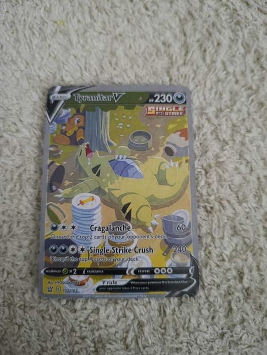 Carta de Pokémon Tyranitar V