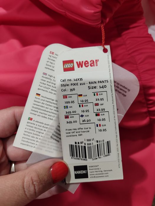 Штани непромокаючі дощовик грязепруф для дівчинки