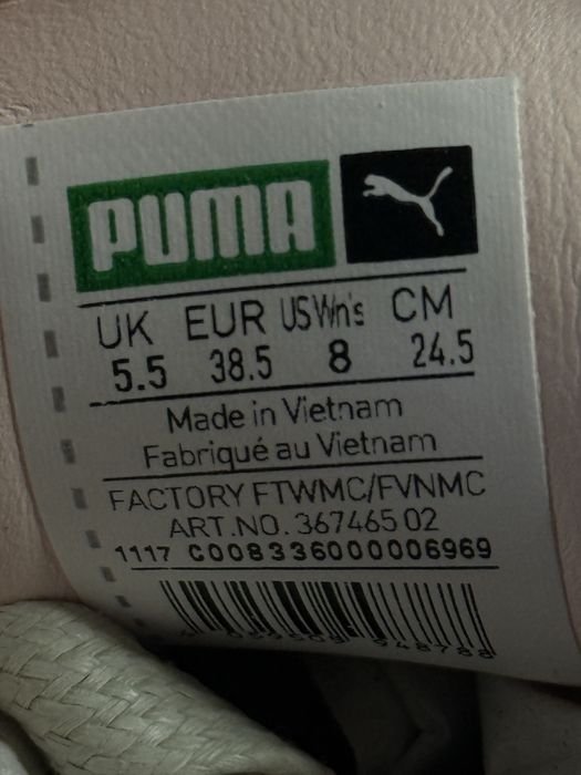 Ténis Puma Suede Plataform Trace Rosa