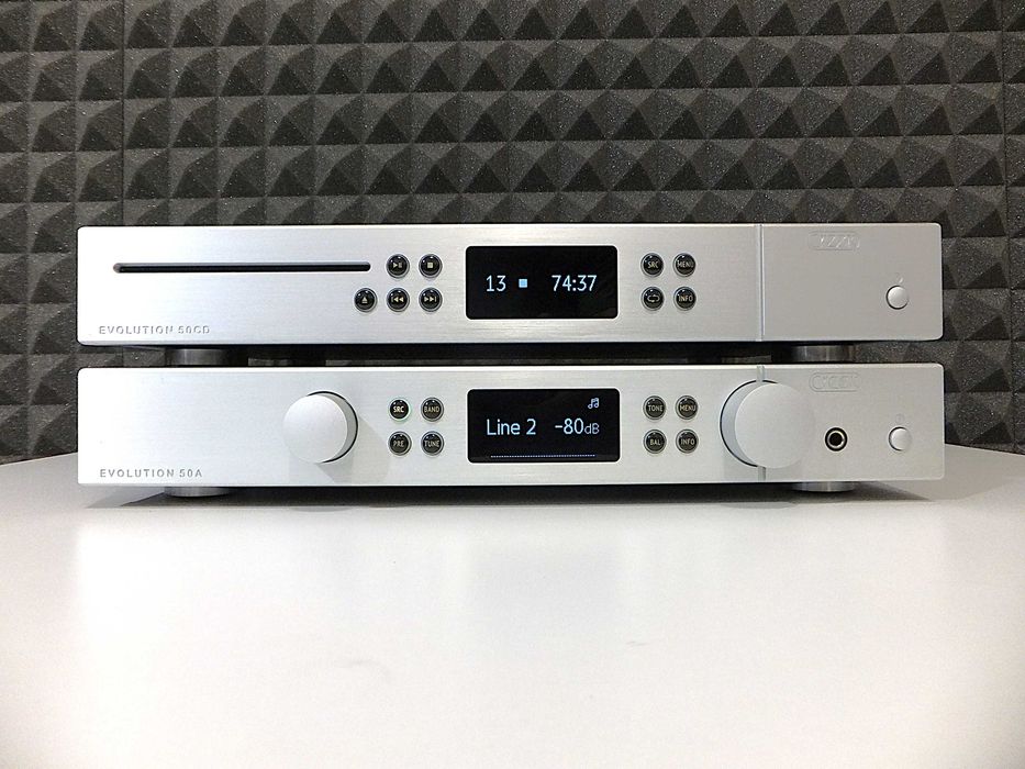 Elegancki zestaw stereo - CREEK EVOLUTION 50CD + 50A + piloty / jak nowy!