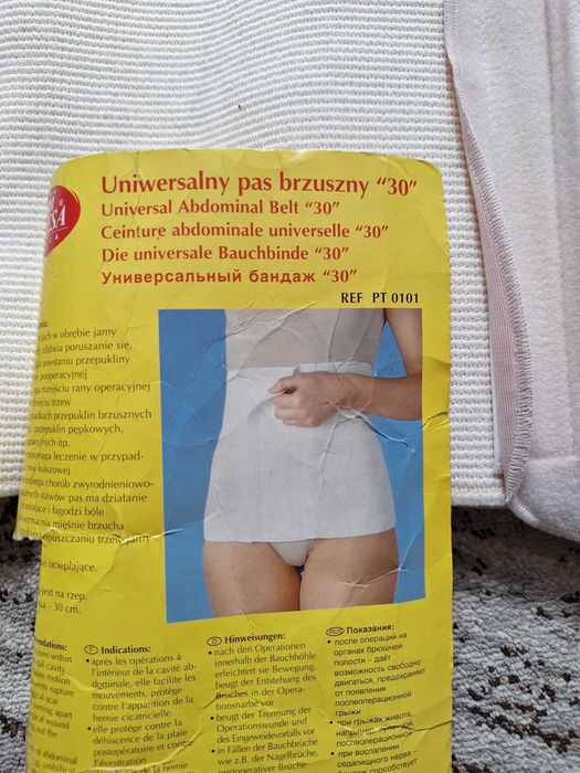pas brzuszny "30" marki Pani Teresa, model REF PT XL