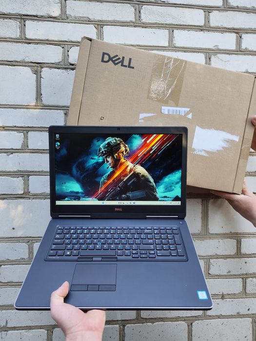 Стан 9/10 8гб відео, Ігровий ноутбук DELL (i7 7700HQ/16/128+500/P4000 8gb)
