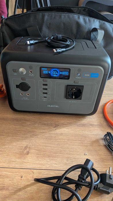 Magazyn energii OUKITEL-P800E + torba + okablowanie, adaptery - NOWY