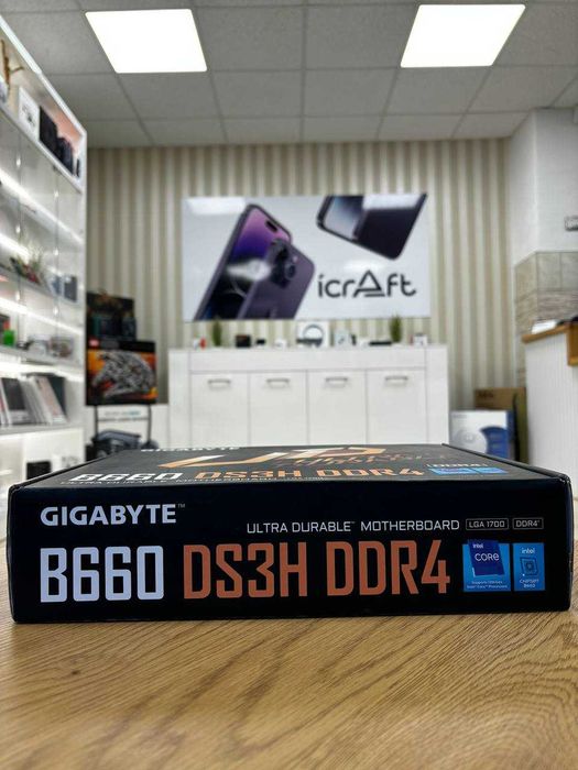Материнська плата Gigabyte B660 DS3H DDR4(s1700, Intel B660, PCI-Ex16)