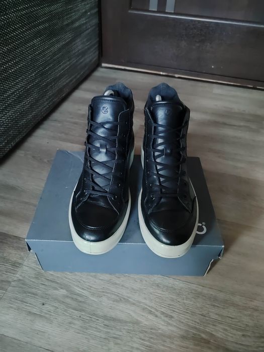 Ecco 41 ботинки шкіряні жіночі весна черевики демі кросівки взуття есс