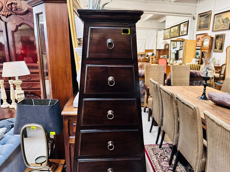 Wysoka komoda kolonialna PIRAMIDA z 9 szufladami :)