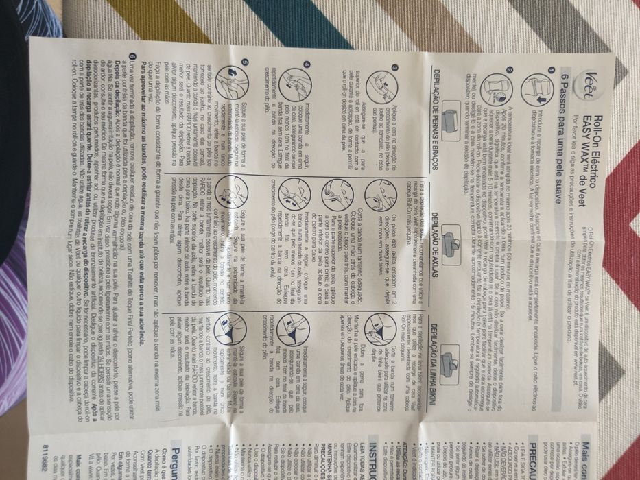 Roll-on elétrico Veet