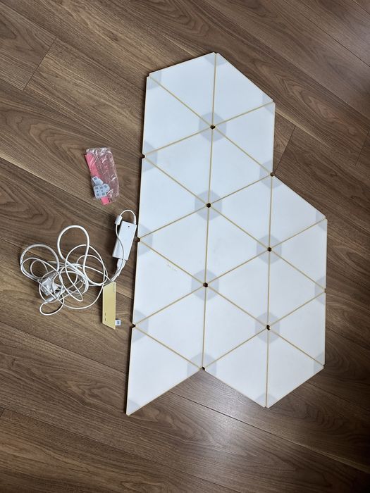 Kinkiet led 21 szt lampki trojkatne