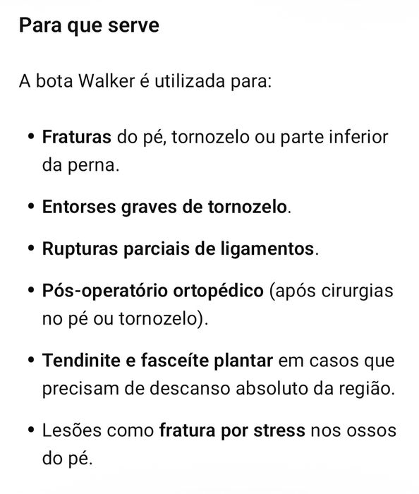 Bota Número 39 Walker, pé direito