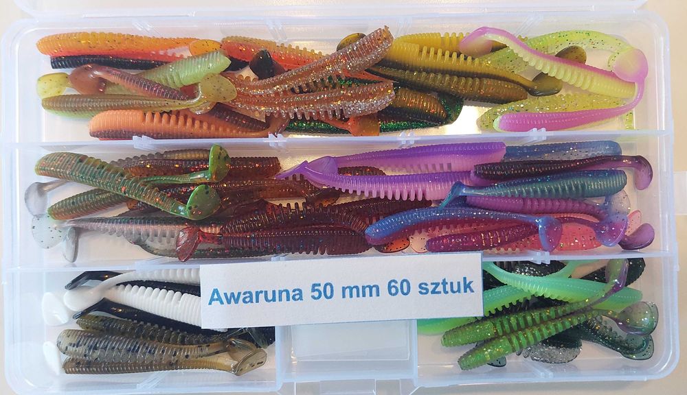 Awaruna 50 mm 5 cm 1 g - 60 szt #ripper #spinning #przynęty #okoń