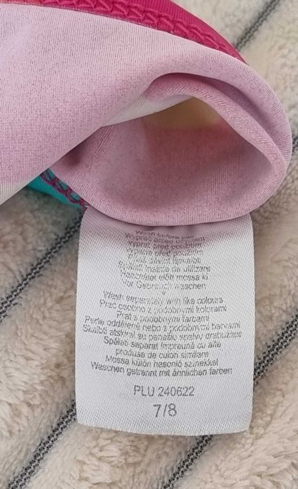 Kostium kąpielowy bikini dwuczęściowy dla dziewczynki 7 / 8 lat