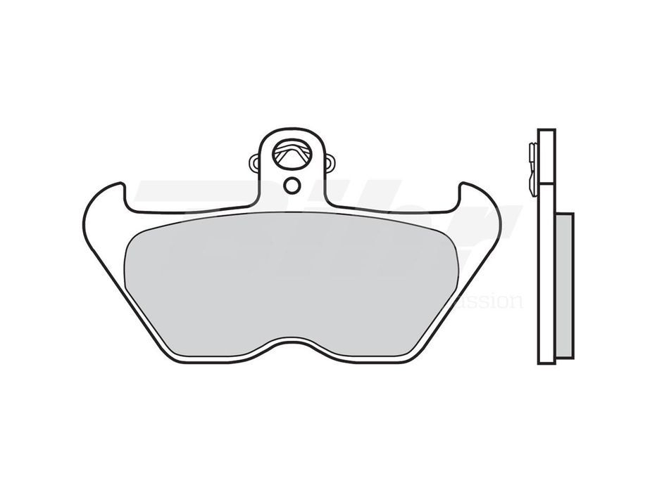 07bb2407 - pastilhas de travão orgânicas brembo 07bb2407