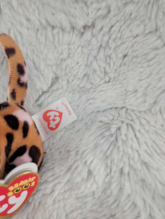 TY Beanie Boos Patches brelok clip lampart