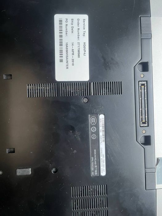 Ноудбук Dell 120ssd