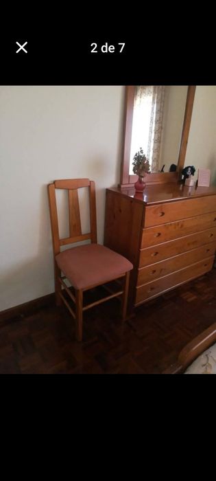Quarto de casal em madeira