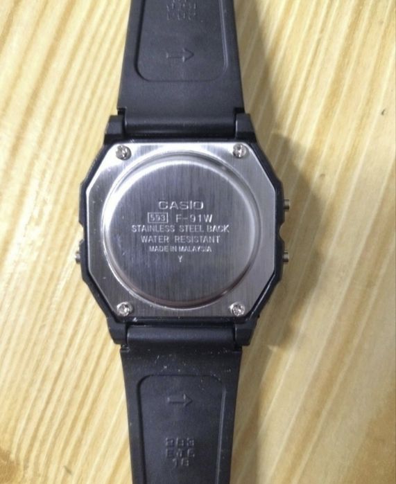Relógio Casio F91W Preto - Novo e embalado