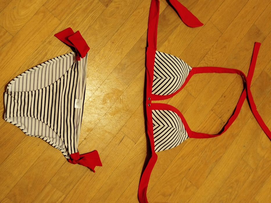 strój kąpielowy bikini z push-upem, rozmiar 8/10