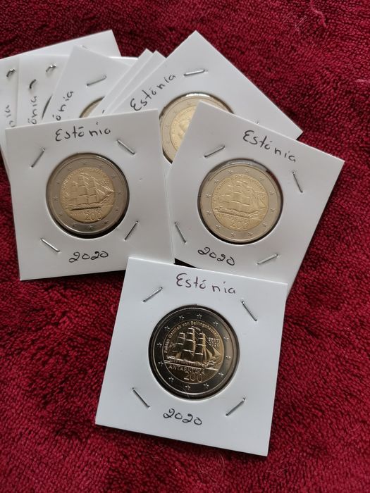 Moeda UNC comemorativa de 2€ - Estónia 2020