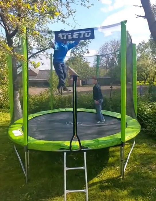 Дитячий новий батут від виробника асортимент розмірів новый детский батут с производства + подарок