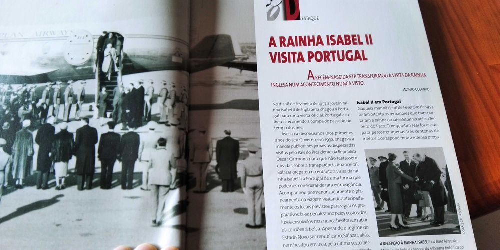 Fotografia Cliche Bobone; Rainha D. Amelia Manuel De Arriaga George VI