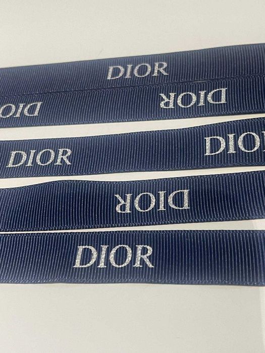 Wstążki Premium oryginalne  Dior złota granat walentynki, prezent