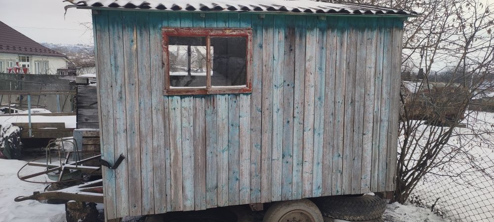 Вагончик на колесах, битовка.