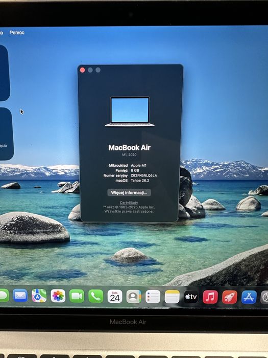 MacBook Air M1 2020 | 8 GB RAM | Bardzo dobry stan