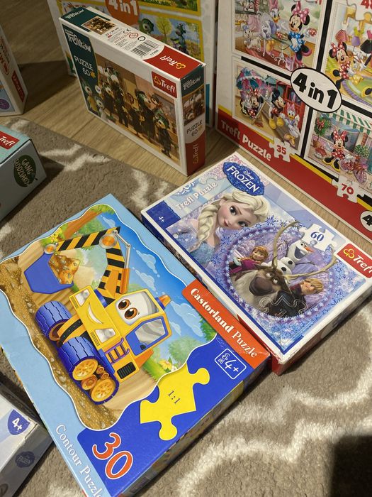 Zestaw puzli dla dzieci od lat 4+