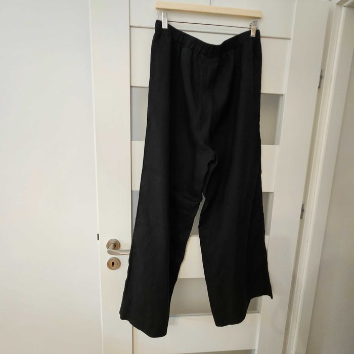 Lniane spodnie H&M