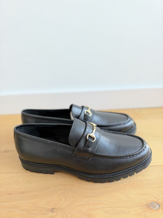 Nowe skorzane loafersy zign rozmiar 44