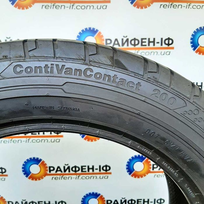 225/55 R17C Continental ContiVanContact 200 б/у шини 2шт ^ 2506116