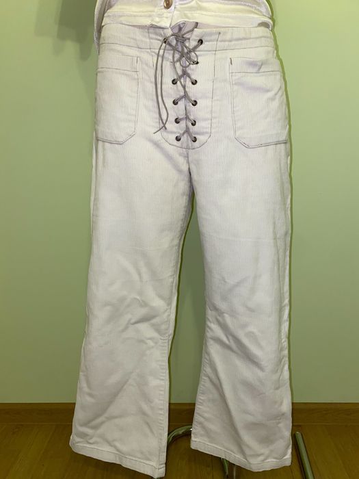 Rybaczki sztruksowe Fishbone S mankament