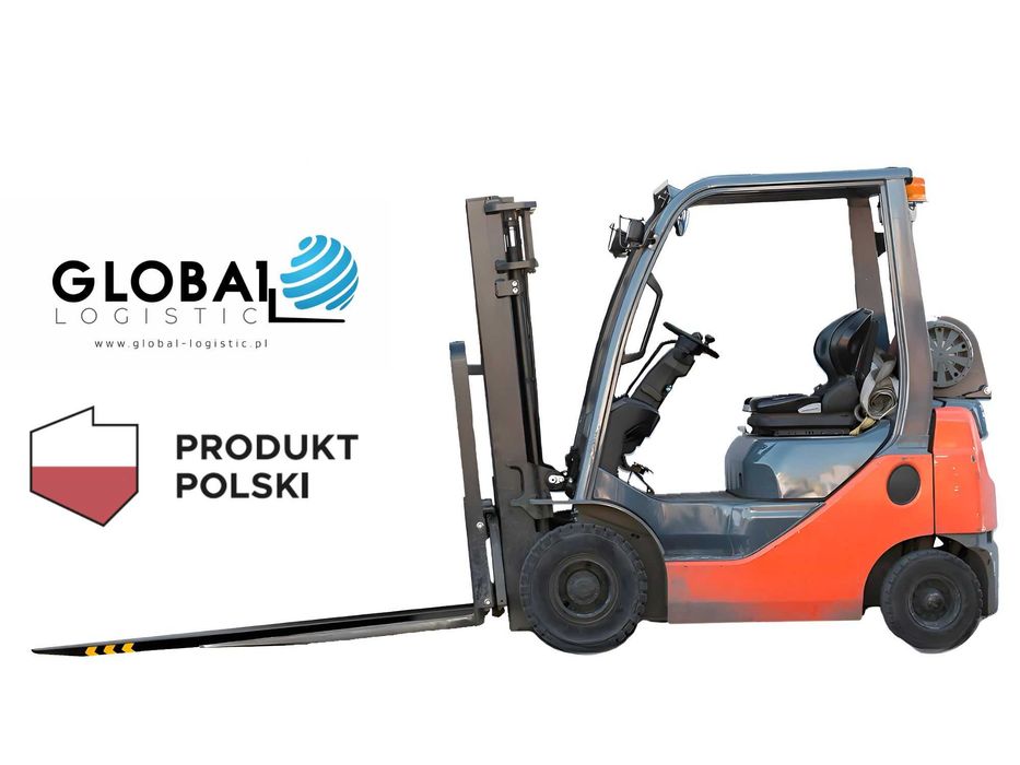 Trawersa 7000 mm do ładowarki | Widły szeregowe do JCB CAT Manitou