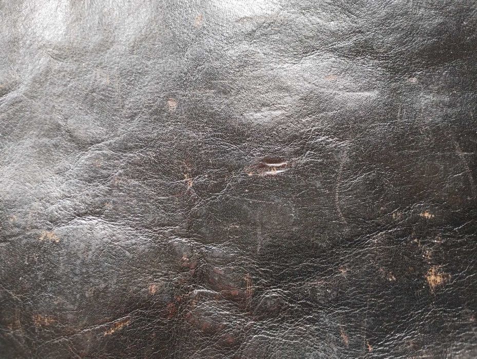 Aktówka męska czarna skórzana