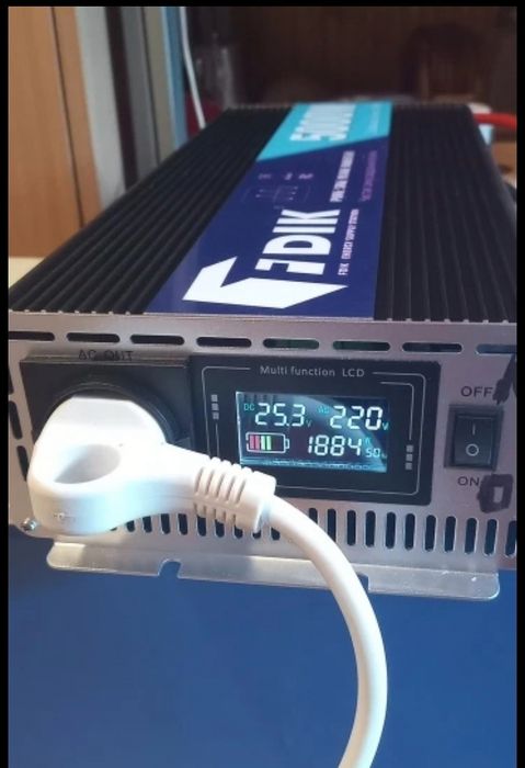 Inversor Onda Pura 12v ou 24v para 220v 5000w Novo