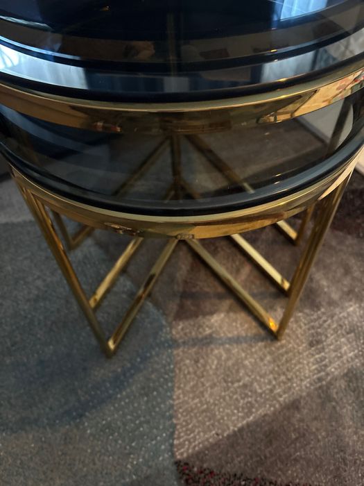 Conjunto de 3 mesas de centro para sala