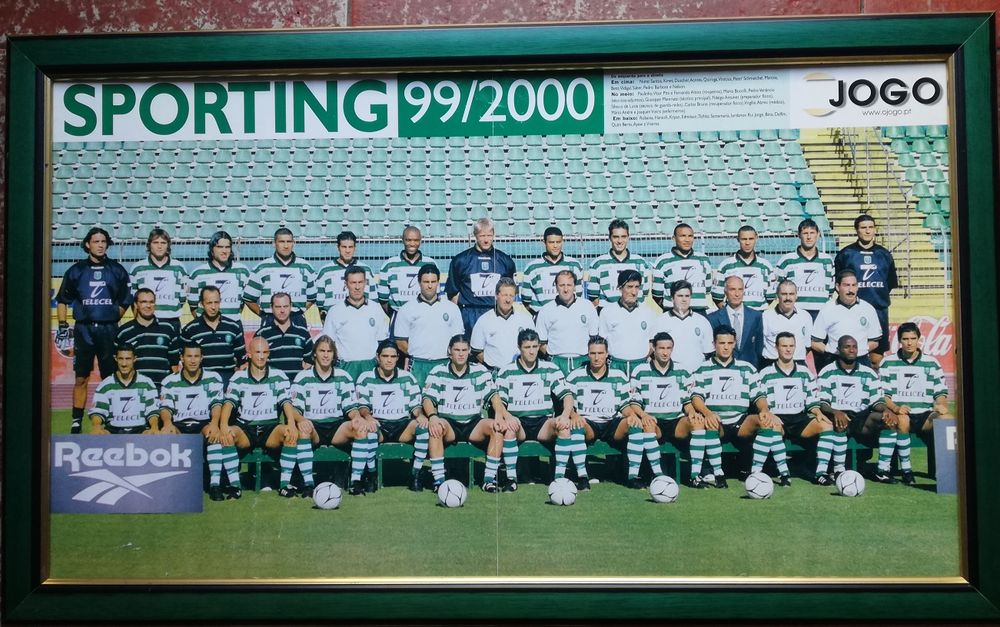 Quadro do Sporting campeão 2001 sem vidro