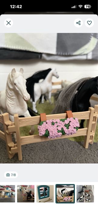 ~!!OKAZJA!!~ Elegancka Stajnia Schleich z akcesoriami! 12 koni!!! PLUS GRATIS!!!