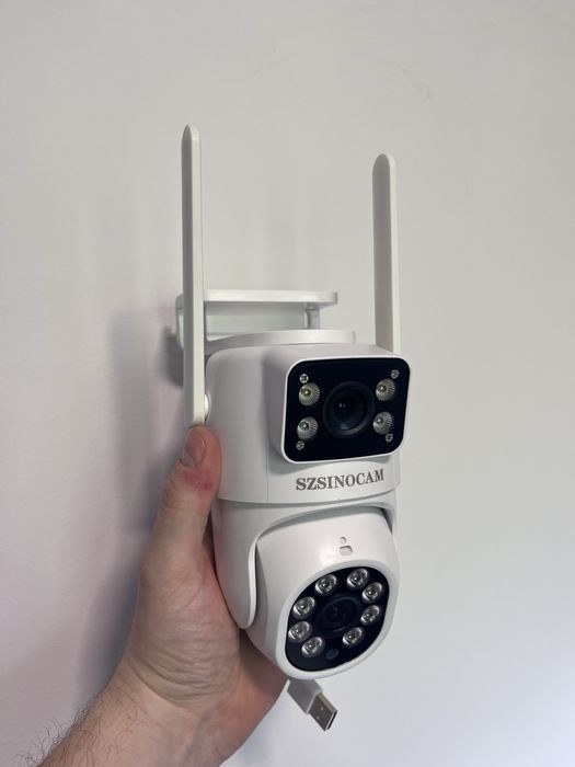 Kamera WiFi z Noktowizją i Detekcją Ruchu – Monitoring Zewnętrzny HD