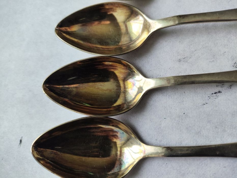 Серебряные чайные ложки 875 по набор 6шт