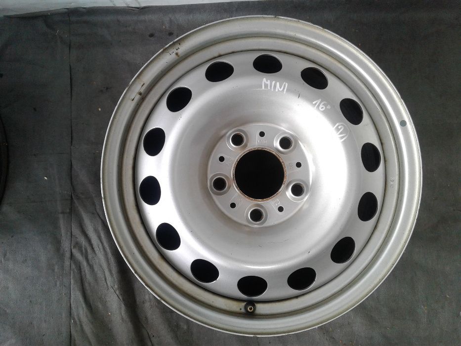 Felgi stalowe kpl MINI 5x120 6,5Jx16cali ET46 MINI R60 R61 Countryman