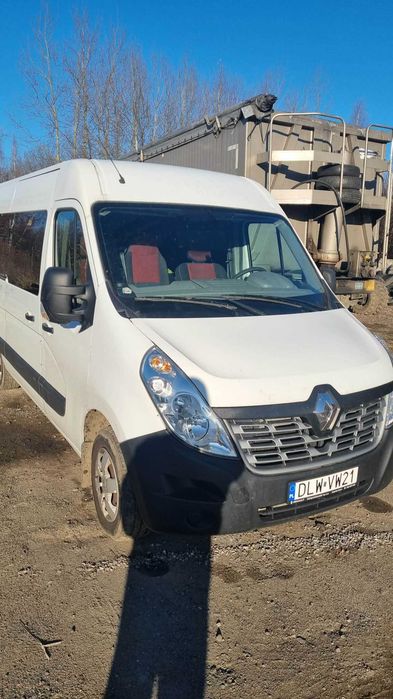 Renault Master 9 os, krótki, 2x Klima, 2x Ogrzewanie, Webasto, Hak