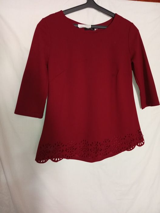 Костюм бордовий, спідниця олівець