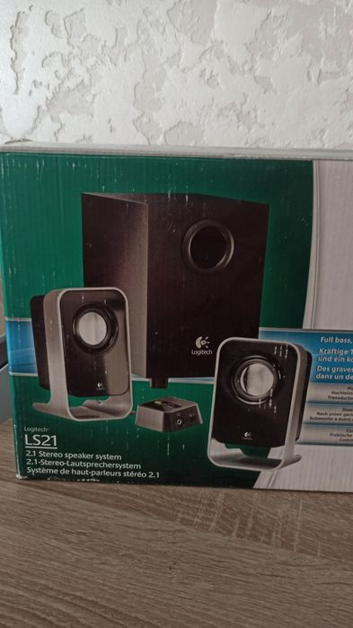 Акустична система Logitech LS21 2.1 колонки