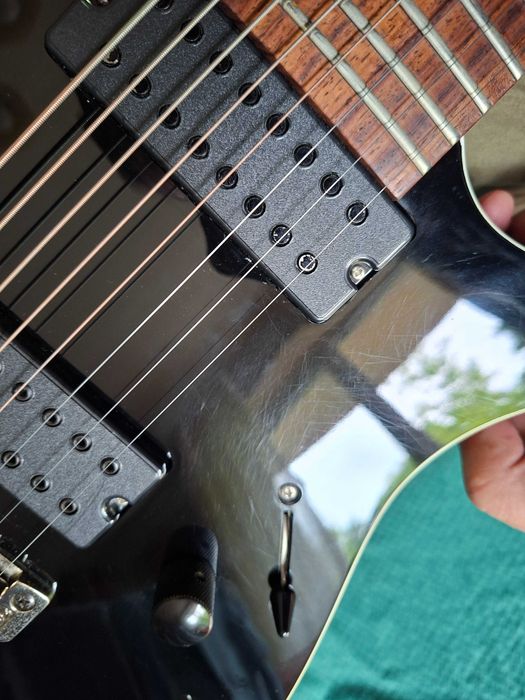 Gitara ośmiostrunowa Ibanez RGIR28, Hathor pickups, luminlay, blokowane klucze