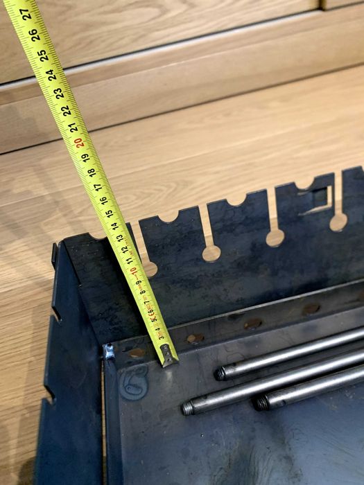 Grill turystyczny walizkowy Metal-Best – stal